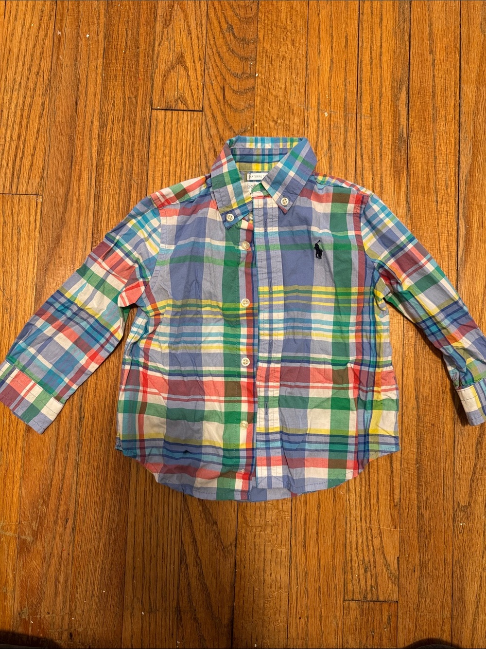 Ralph Lauren Multicolor Plaid Button-Down Shirt for Kids